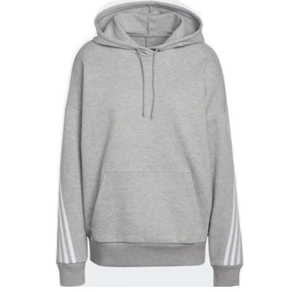 Adidas 3 Stripes Pullover Hoodie NEW - Picture 6 of 8